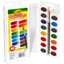 Crayola Oval Pan Cake Water Color - 16 Color(s) - Assorted - 6.80 oz