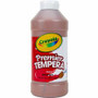 Crayola Premier Tempera Paint - 1 Color(s) - Brown - 16 oz