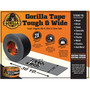 Gorilla Tough & Wide Tape - 25 yd Length x 2.88" Width - Black