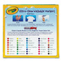Crayola Ultra-Clean Washable Markers, Broad Bullet Tip, Assorted Colors, 40/Set