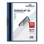 DURABLE DURACLIP Letter Report Cover - 8 1/2" x 11" - 30 Sheets Capacity - Vinyl, Steel