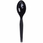 Dixie Medium-weight Disposable Teaspoons by GP Pro - Black