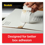 Scotch Box Lock Shipping Packaging Tape, 1.5" Core with Dispenser, 1.88" x 22.2 yds, Clear, 6/Pack