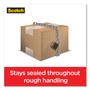 Scotch Box Lock Shipping Packaging Tape, 1.5" Core with Dispenser, 1.88" x 22.2 yds, Clear, 6/Pack
