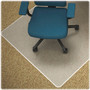 Lorell Chairmat, Low Pile, Wide Lip 25"x12", 45"x53", Clear (LLR82820) View Product Image