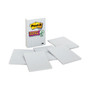 Post-it Notes Super Sticky Grid Notes, Quad Ruled, 4" x 6", White, 50 Sheets/Pad, 6 Pads/Pack