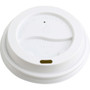 Genuine Joe Raised Siphole Hot Cup Lids - Round - White