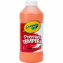 Crayola Premier Tempera Paint - 1 Color(s) - Orange - 16 oz