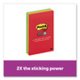 Post-it Notes Super Sticky Pads in Playful Primary Collection Colors, Note Ruled, 4" x 6", 90 Sheets/Pad, 3 Pads/Pack (MMM6603SSAN) View Product Image