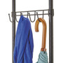 Alera Wire Shelving Garment Rack, 40 Garments, 48w x 18d x 75h, Black