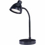 Lorell LED Desk Lamp - LED - 220 lm Lumens - Black - Desk Mountable