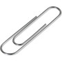 Officemate Giant Paper Clips - Jumbo - 2" Length x 0.5" Width - Silver - Steel - 100/Box