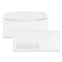 Quality Park Park Ridge Embossed Executive Envelope, Address Window, #10, Commercial Flap, Gummed Closure, 4.13 x 9.5, White, 500/Box