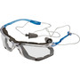 3M Virtua CCS Protective Eyewear - Ultraviolet Protection - Blue - Clear Lens - Comfortable, Wraparound Lens, Lightweight, Corded, Anti-fog