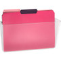 Officemate Mountable Wall File - 7" Height x 13" Width x 4.12" Depth - Clear - Plastic - (OIC21434CT)