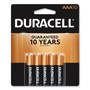 Duracell Power Boost CopperTop Alkaline AAA Batteries, 10/Pack