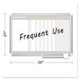 MasterVision In-Out Magnetic Dry Erase Board, 36 x 24, White Surface, Silver Aluminum Frame (BVCGA01110830) View Product Image