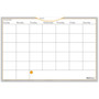 At-A-Glance WallMates Monthly Planning Surface - Monthly - 12" x 18" Sheet Size - White - Reference Calendar, Self-adhesive, Adhesive Backing, Residue-free, Dry Erase Surface