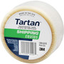 Tartan General-Purpose Packaging Tape - 54.60 yd Length x 1.88" Width x 1.9 mil Thickness - 3" Core - Clear - Rubber Resin Backing - For Packing