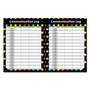 Carson-Dellosa Education Teacher Planner, Weekly/Monthly, Two-Page Spread (Seven Classes), 10.88 x 8.38, Balloon Theme, Black Cover View Product Image