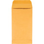 Quality Park Kraft Coin and Small Parts Envelope, 28 lb Bond Weight Kraft, #5 1/2, Square Flap, Gummed Closure, 3.13 x 5.5, Brown, 500/Box