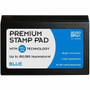 Cosco 2000 Plus Gel Ink Premium Stamp Pad - 3" Height x 4.3" Width x 3.5" Depth - Blue Ink