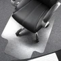 Floortex Cleartex Ultimat Polycarbonate Lipped Chair Mat for Carpets up to 1/2" - 48" - Carpeted Floor, Floor, Carpet, Home, Office - 53" Length x 48" Width x 0.085" Depth x 0.085" Thickness - Lip Size 20" Length x 10" Width - Lipped