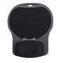 Fellowes Easy Glide Gel Wrist Rest/Mouse Pad - 1.50" Height x 10" Width x 12" Depth - Black - Gel - Wear Resistant, Tear Resistant