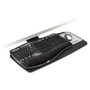 3M Easy Adjust Keyboard Tray, Standard Platform, 23" Track, Black