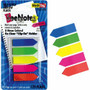 Redi-Tag Plain Write-on Arrow Flags in Holder - 25 x Neon Blue, 25 x Lime, 25 x Lemon, 25 x Pink, 25 x Tangerine - 29/64" Flag/Note Width x 1 3/4" Flag/Note Length - Arrow - Assorted - Removable, See-through, Self-adhesive