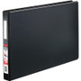 Cardinal Premier Easy Open 11 x 17 Locking Slant-D Ring Binder, 3 Rings, 1" Capacity, 11 x 17, Black