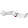 Cardinal FreeStand Easy Open Locking Slant-D Ring Binder, 3 Rings, 5" Capacity, 11 x 8.5, White