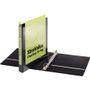Cardinal Performer ClearVue Slant-D Ring Binder, 3 Rings, 1" Capacity, 11 x 8.5, Black