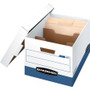Bankers Box R-Kive DividerBox File Storage Box - Internal Dimensions: 12" Width x 15" Depth x 10" Height - External Dimensions: 12.8" Width x 15" Depth x 10.4" Height - Media Size Supported: Letter - Lift-off Closure - Medium Duty