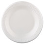 Dart Quiet Classic Laminated Foam Dinnerware, Plate, 10.25" dia, White, 125/Pack, 4 Packs/Carton