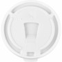 Genuine Joe 12oz-24oz Hot/Cold Foam Cup Lids - White - 100/Pack