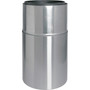 Genuine Joe Waste Receptacle,Weather-resistant,35 Gal,18"x34",Aluminum (GJO58893) View Product Image