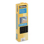 Fellowes Plastic Comb Bindings, 1/2" Diameter, 90 Sheet Capacity, Black, 25/Pack