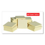 Universal Self-Stick Note Pad Cabinet Pack, 3" x 3", Yellow, 90 Sheets/Pad, 24 Pads/Pack (UNV35693) View Product Image