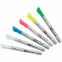 Quartet Glass Board Fine Tip Neon Markers - Fine Marker Point - Assorted Neon Ink - Liquid