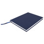 Universal Casebound Hardcover Notebook, 1-Subject, Wide/Legal Rule, Dark Blue Cover, (150) 10.25 x 7.63 Sheets View Product Image
