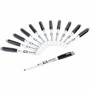 Quartet Classic Dry-Erase Markers with Eraser Cap - Fine Bullet Marker Point - Black Ink