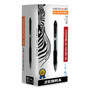 Zebra Sarasa Dry Gel X20 Gel Pen Value Pack, Retractable, Medium 0.7 mm, Black Ink, Clear/Black Barrel, 24/Box