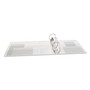 Avery TouchGuard Protection Heavy-Duty View Binders with Slant Rings, 3 Rings, 4" Capacity, 11 x 8.5, White