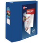 Avery Heavy-Duty View Binder with DuraHinge and Locking One Touch EZD Rings, 3 Rings, 5" Capacity, 11 x 8.5, Pacific Blue