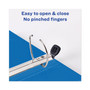 Avery Heavy-Duty View Binder with DuraHinge and Locking One Touch EZD Rings, 3 Rings, 5" Capacity, 11 x 8.5, Pacific Blue