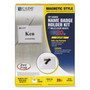 C-Line Magnetic Name Badge Holder Kit, Horizontal, 4w x 3h, Clear, 20/Box