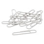 ACCO Paper Clips, #1, Smooth, Silver, 100 Clips/Box, 10 Boxes/Pack ACC72380