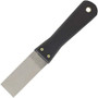 Great Neck Stiff Blade Putty Knife - 1.25" Blade - Black Plastic Handle - 0.7" Height x 1.1" Width x 8.1" Length - Durable