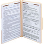 Smead Top Tab Manila Expansion Fastener Folders, 1.5" Expansion, 2 Fasteners, Legal Size, Manila Exterior, 50/Box